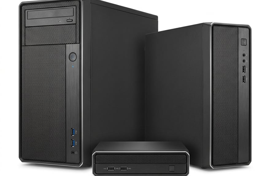 Powerful desktops and reliable servers, configured to meet your business and performance requirements.